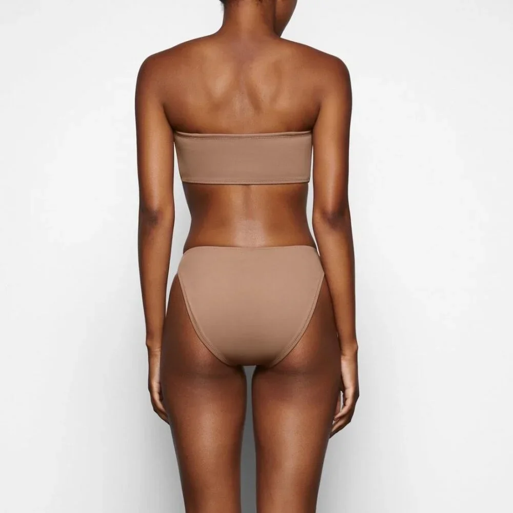 SKIMS Shaping Swim Dipped Bikini Bottom Sienna Womens XL